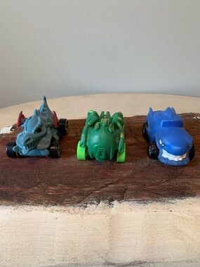 THREE Hot Wheels Stretchy Vehicles based on popular car designs.5 Inches